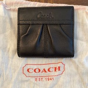 Coach leather wallet